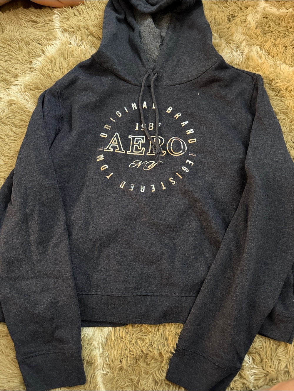 AERO Navy Pullover Hoodie - Women's Sweatshirt